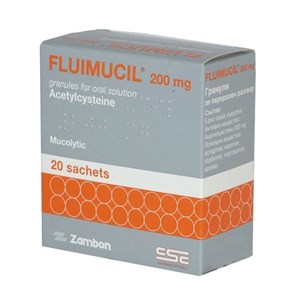 Снимка на Флуимуцил сашета 100 мг х 20