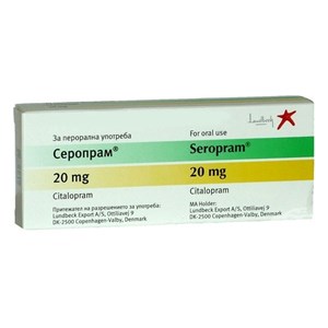 Снимка на Серопрам таблетки 20 мг х 28