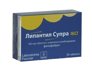 Снимка на Липантил супра капсули 160 мг. х 30