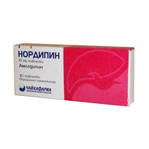 Снимка на Нордипин таблетки 10 мг х 30
