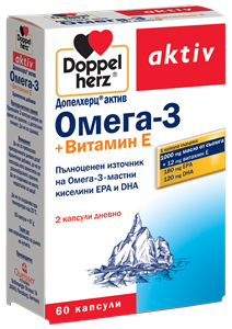 Снимка на Допелхерц ® актив омега 3 + витамин е х 60
